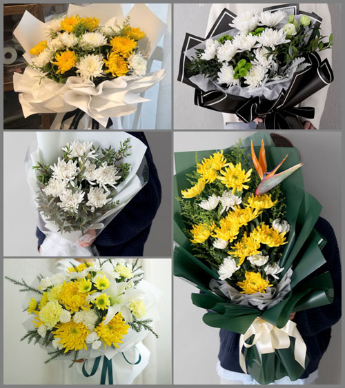甘肃省陇南西和县石堡镇白事花束代送